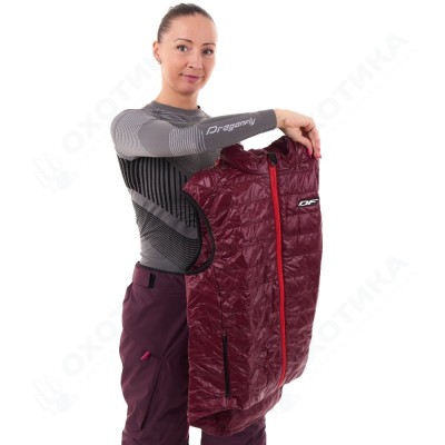 Жилет утеплённый DF VEST 100 Burgundy 2023