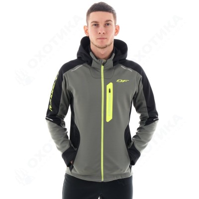 Куртка мужская с капюшоном Explorer 2.0 Grey Lemon