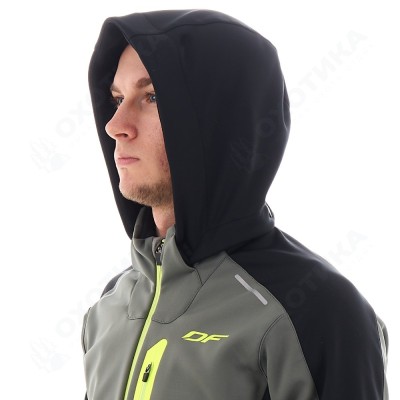 Куртка мужская с капюшоном Explorer 2.0 Grey Lemon
