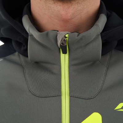 Куртка мужская с капюшоном Explorer 2.0 Grey Lemon