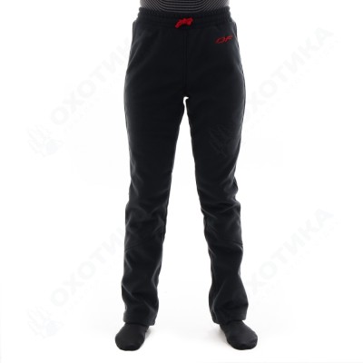 Женские флисовые брюки Level. Black Red