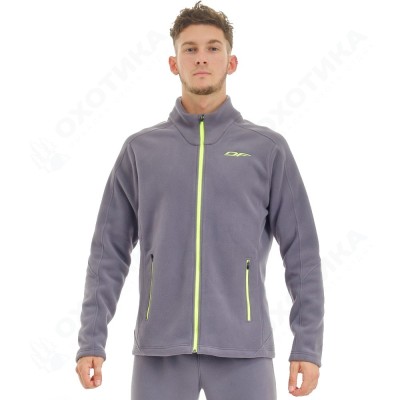 Мужская флисовая кофта Level. Gray Lemon