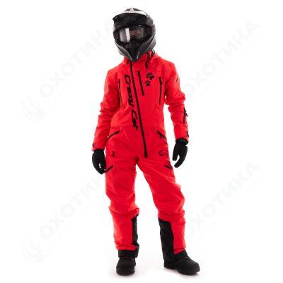 Комбинезон Extreme Woman. Crazy Cat 2023. Red. Утепленный.