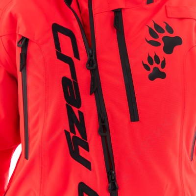 Комбинезон Extreme Woman. Crazy Cat 2023. Red. Утепленный.