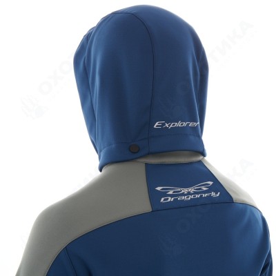 Куртка мужская с капюшоном Explorer 2.0 Grey Ocean