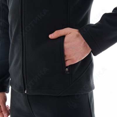Мужская флисовая кофта Level. Black