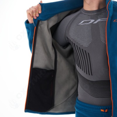 Мужская флисовая кофта Level. Blue Orange