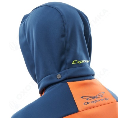 Куртка мужская с капюшоном Explorer 2.0 Orange Ocean