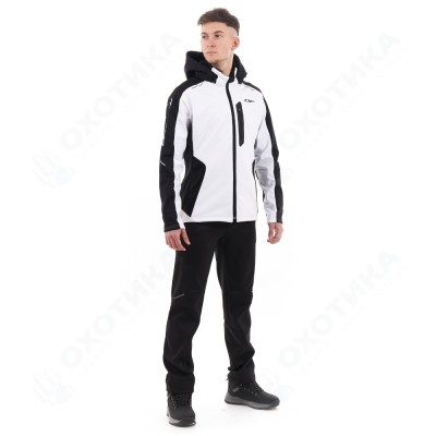 Куртка мужская с капюшоном Explorer 2.0 Black and White