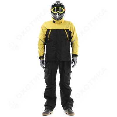 Мембранная куртка QUAD BLACK-YELLOW