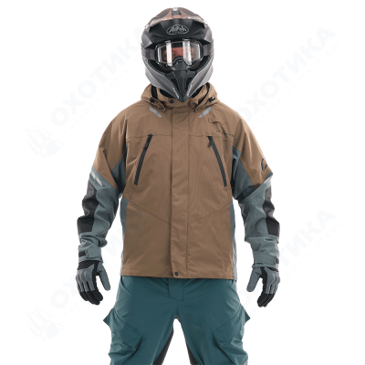 Мембранная куртка QUAD 2.0 BROWN-GREY