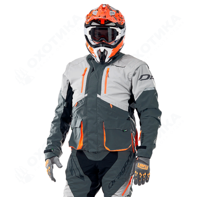 Куртка Эндуро Freeride DF Dark Grey-Orange Куртка Эндуро Freeride DF Dark Grey-Orange