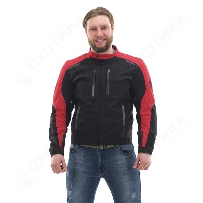 МотоКуртка City, Red - Black 2021