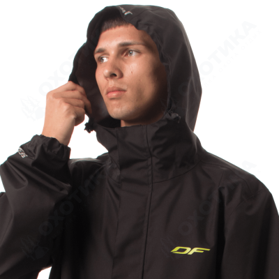 Дождевик городской DF RAINCOAT Black