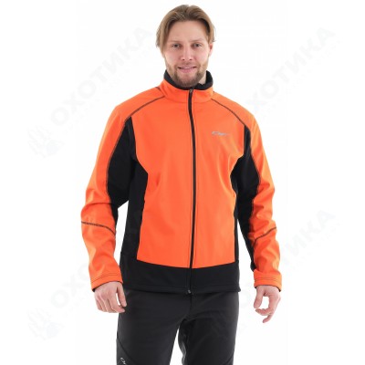 Куртка Explorer Black-Orange мужская, Softshell