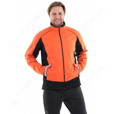 Куртка Explorer Black-Orange мужская, Softshell