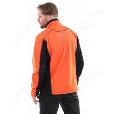 Куртка Explorer Black-Orange мужская, Softshell