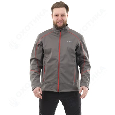 Куртка Explorer Grey-Red мужская, Softshell