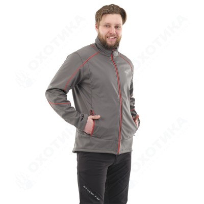 Куртка Explorer Grey-Red мужская, Softshell