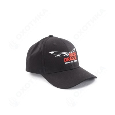 Бейсболка Classic DF Black. Racing Dragon (Изогнутый козырек)