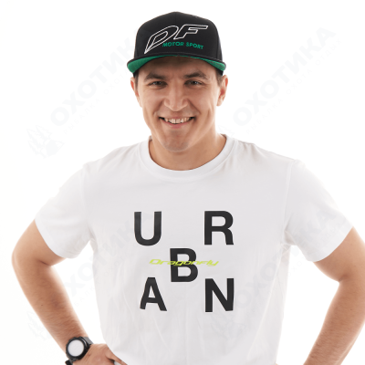 Бейсболка Modern DF Black-Green (Прямой козырек)