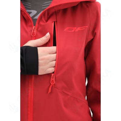 Куртка горнолыжная утепленная Gravity Premium WOMAN Maroon-Red