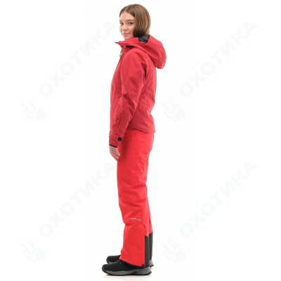Куртка горнолыжная утепленная Gravity Premium WOMAN Maroon-Red