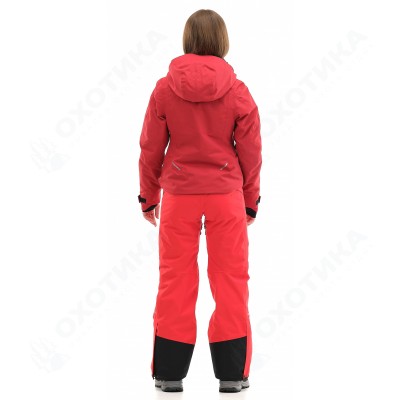 Куртка горнолыжная утепленная Gravity Premium WOMAN Maroon-Red