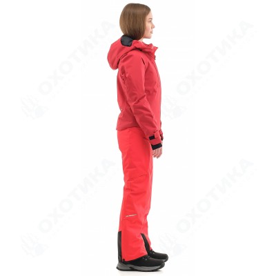 Куртка горнолыжная утепленная Gravity Premium WOMAN Maroon-Red
