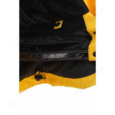Куртка горнолыжная утепленная Gravity Premium WOMAN Yellow-Dark Ocean
