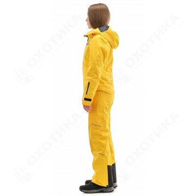 Куртка горнолыжная утепленная Gravity Premium WOMAN Yellow-Dark Ocean