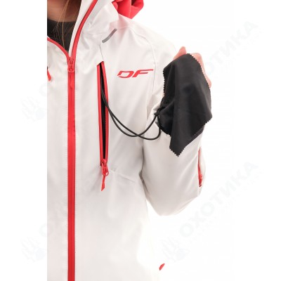 Куртка горнолыжная утепленная Gravity Premium WOMAN Gray-Red Fluo