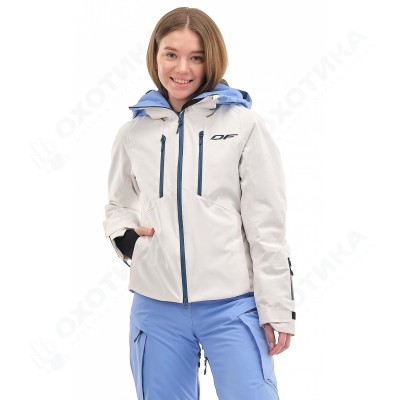Куртка горнолыжная утепленная Gravity Premium WOMAN Gray-Blue