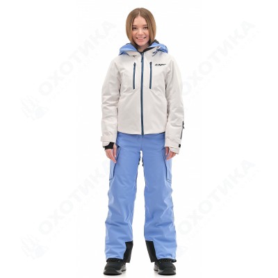 Куртка горнолыжная утепленная Gravity Premium WOMAN Gray-Blue