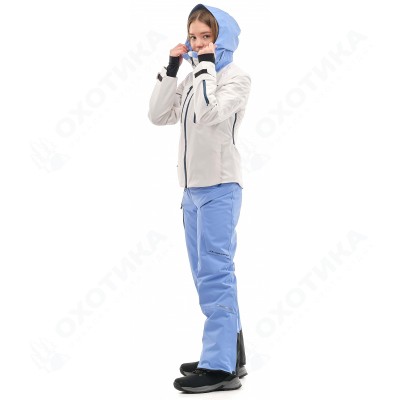 Куртка горнолыжная утепленная Gravity Premium WOMAN Gray-Blue
