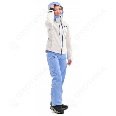 Куртка горнолыжная утепленная Gravity Premium WOMAN Gray-Blue