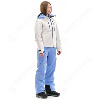 Куртка горнолыжная утепленная Gravity Premium WOMAN Gray-Blue