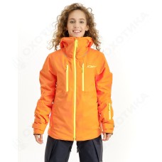 Куртка горнолыжная утепленная Gravity Premium Woman Orange-Yellow 2023