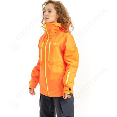 Куртка горнолыжная утепленная Gravity Premium Woman Orange-Yellow 2023