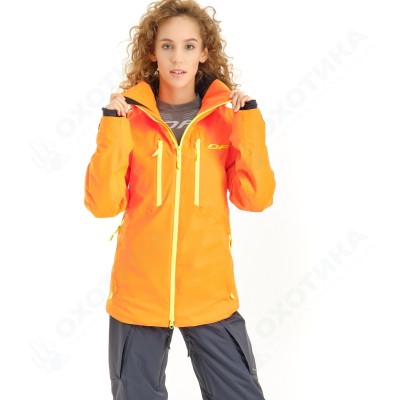 Куртка горнолыжная утепленная Gravity Premium Woman Orange-Yellow 2023
