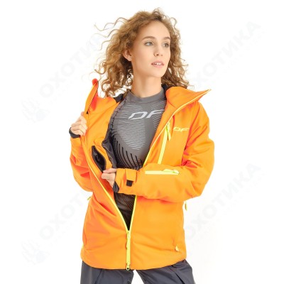 Куртка горнолыжная утепленная Gravity Premium Woman Orange-Yellow 2023