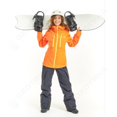 Куртка горнолыжная утепленная Gravity Premium Woman Orange-Yellow 2023