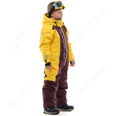 Зимний комбинезон DF Junior Purple-Yellow 2020