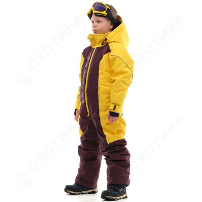 Зимний комбинезон DF Junior Purple-Yellow 2020
