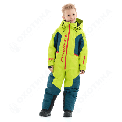 Зимний утепленный комбинезон DF Junior Gravity Olive-Dark Ocean