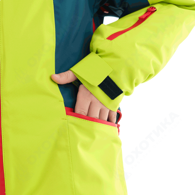Зимний утепленный комбинезон DF Junior Gravity Olive-Dark Ocean