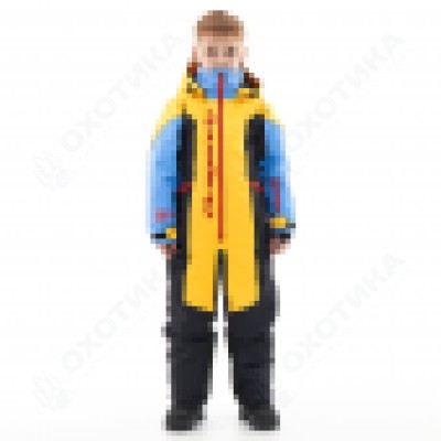 Зимний утепленный комбинезон DF Junior Gravity Yellow-Blue