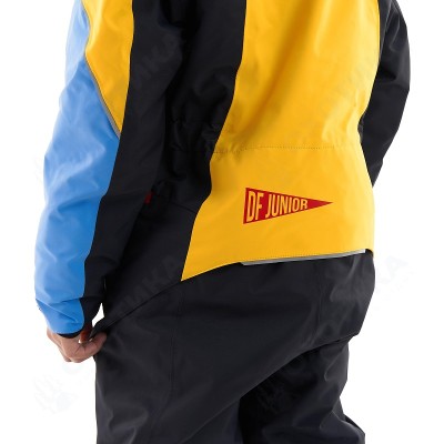 Зимний утепленный комбинезон DF Junior Gravity Yellow-Blue