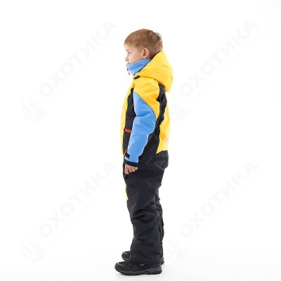 Зимний утепленный комбинезон DF Junior Gravity Yellow-Blue