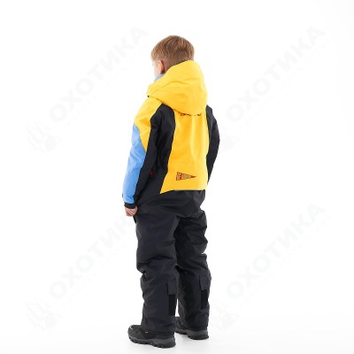 Зимний утепленный комбинезон DF Junior Gravity Yellow-Blue